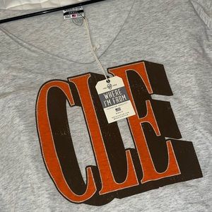 Where I'm rom Cleveland browns tshirt